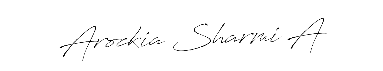 This is the best signature style for the Arockia Sharmi A name. Also you like these signature font (Antro_Vectra). Mix name signature. Arockia Sharmi A signature style 6 images and pictures png
