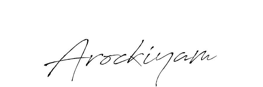 Create a beautiful signature design for name Arockiyam. With this signature (Antro_Vectra) fonts, you can make a handwritten signature for free. Arockiyam signature style 6 images and pictures png