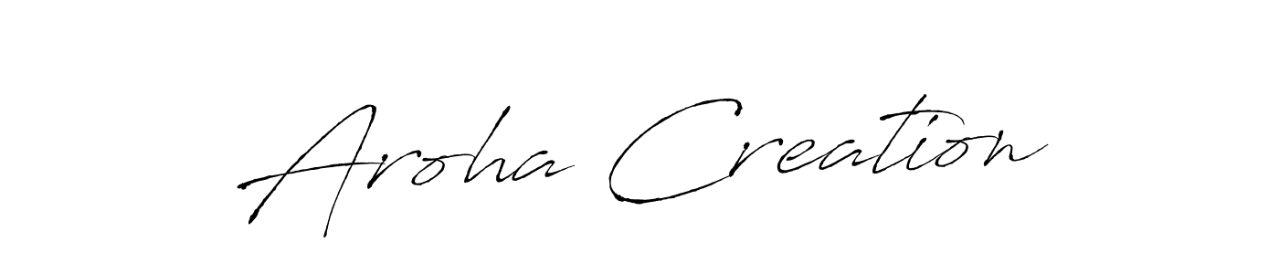 How to Draw Aroha Creation signature style? Antro_Vectra is a latest design signature styles for name Aroha Creation. Aroha Creation signature style 6 images and pictures png