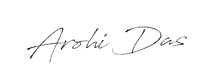 Make a beautiful signature design for name Arohi Das. With this signature (Antro_Vectra) style, you can create a handwritten signature for free. Arohi Das signature style 6 images and pictures png