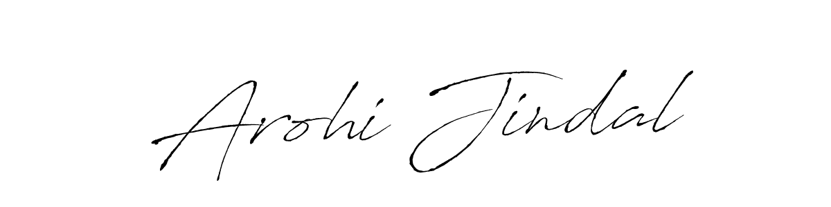 It looks lik you need a new signature style for name Arohi Jindal. Design unique handwritten (Antro_Vectra) signature with our free signature maker in just a few clicks. Arohi Jindal signature style 6 images and pictures png