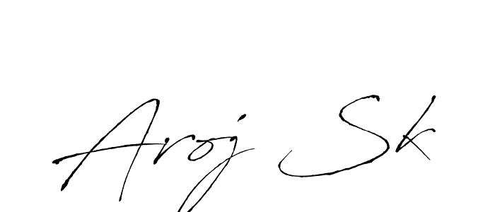 Antro_Vectra is a professional signature style that is perfect for those who want to add a touch of class to their signature. It is also a great choice for those who want to make their signature more unique. Get Aroj Sk name to fancy signature for free. Aroj Sk signature style 6 images and pictures png