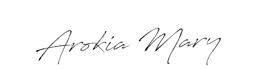 Arokia Mary stylish signature style. Best Handwritten Sign (Antro_Vectra) for my name. Handwritten Signature Collection Ideas for my name Arokia Mary. Arokia Mary signature style 6 images and pictures png