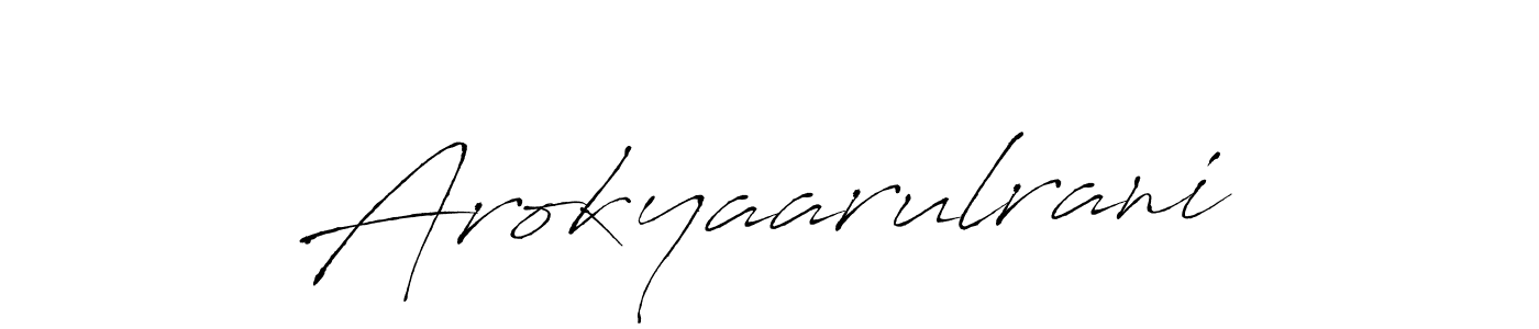 Here are the top 10 professional signature styles for the name Arokyaarulrani. These are the best autograph styles you can use for your name. Arokyaarulrani signature style 6 images and pictures png