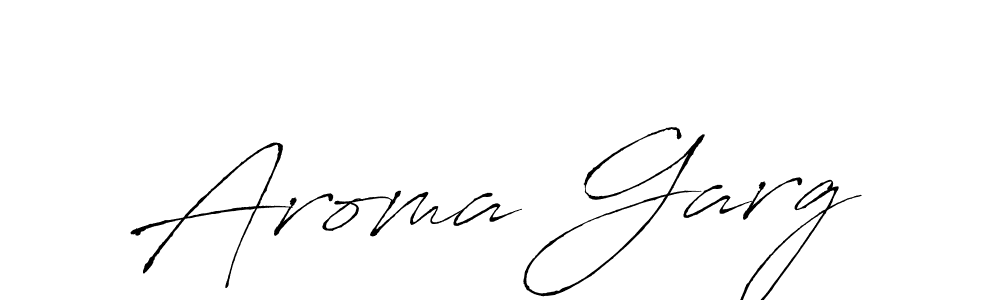 You should practise on your own different ways (Antro_Vectra) to write your name (Aroma Garg) in signature. don't let someone else do it for you. Aroma Garg signature style 6 images and pictures png