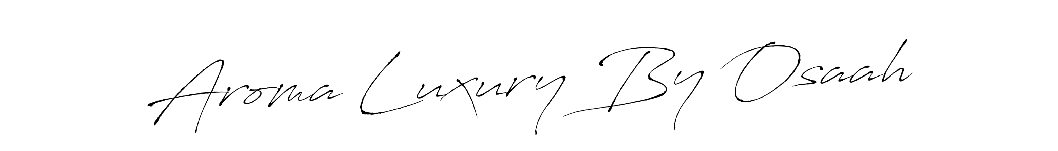 See photos of Aroma Luxury By Osaah official signature by Spectra . Check more albums & portfolios. Read reviews & check more about Antro_Vectra font. Aroma Luxury By Osaah signature style 6 images and pictures png