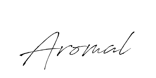 How to make Aromal signature? Antro_Vectra is a professional autograph style. Create handwritten signature for Aromal name. Aromal signature style 6 images and pictures png