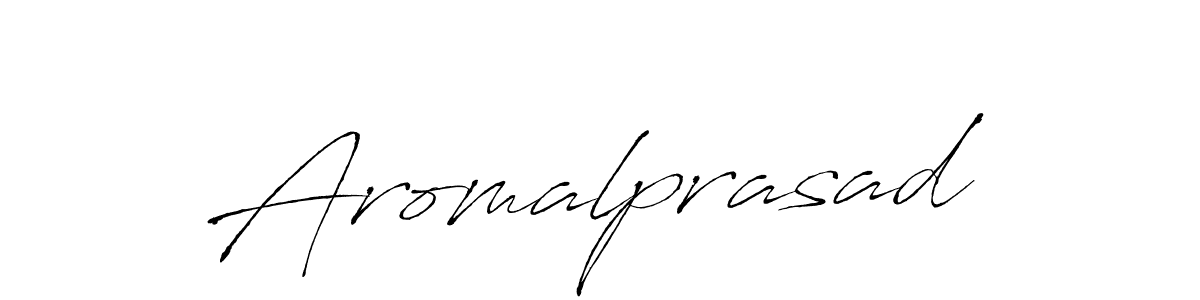 Aromalprasad stylish signature style. Best Handwritten Sign (Antro_Vectra) for my name. Handwritten Signature Collection Ideas for my name Aromalprasad. Aromalprasad signature style 6 images and pictures png