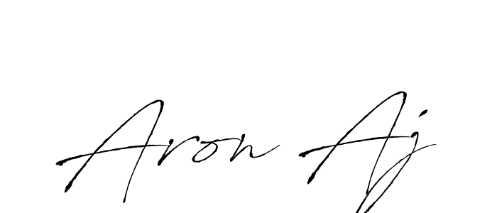 Make a beautiful signature design for name Aron Aj. Use this online signature maker to create a handwritten signature for free. Aron Aj signature style 6 images and pictures png