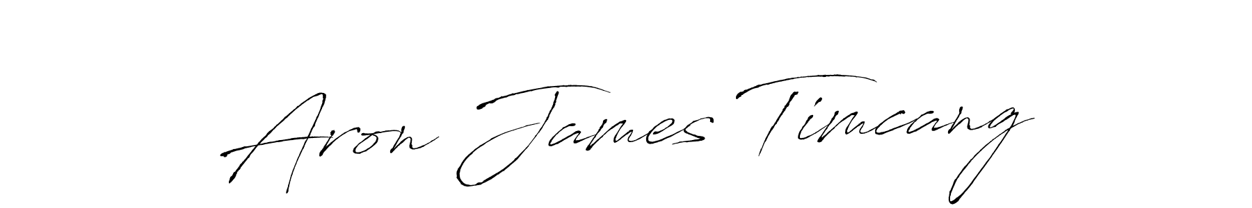 Use a signature maker to create a handwritten signature online. With this signature software, you can design (Antro_Vectra) your own signature for name Aron James Timcang. Aron James Timcang signature style 6 images and pictures png