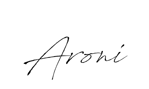 How to Draw Aroni signature style? Antro_Vectra is a latest design signature styles for name Aroni. Aroni signature style 6 images and pictures png