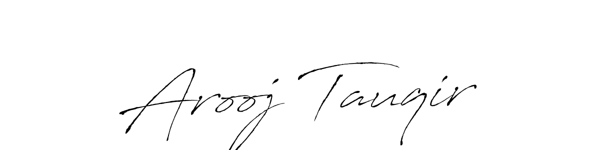 Also You can easily find your signature by using the search form. We will create Arooj Tauqir name handwritten signature images for you free of cost using Antro_Vectra sign style. Arooj Tauqir signature style 6 images and pictures png