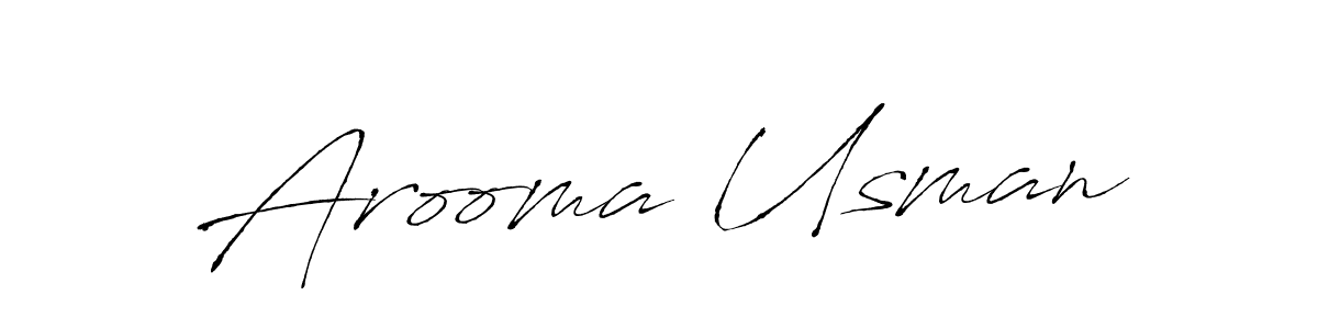 Also we have Arooma Usman name is the best signature style. Create professional handwritten signature collection using Antro_Vectra autograph style. Arooma Usman signature style 6 images and pictures png