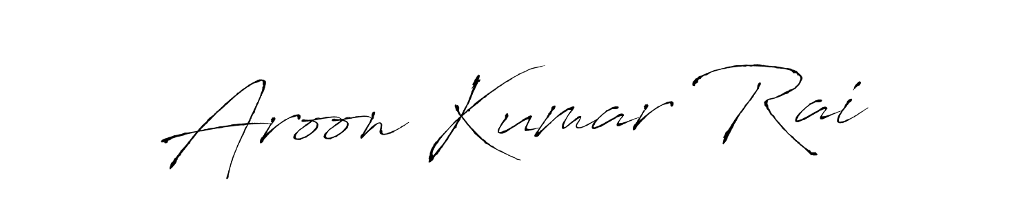 How to make Aroon Kumar Rai signature? Antro_Vectra is a professional autograph style. Create handwritten signature for Aroon Kumar Rai name. Aroon Kumar Rai signature style 6 images and pictures png