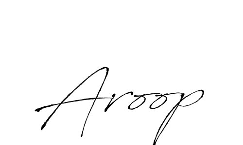 Use a signature maker to create a handwritten signature online. With this signature software, you can design (Antro_Vectra) your own signature for name Aroop. Aroop signature style 6 images and pictures png