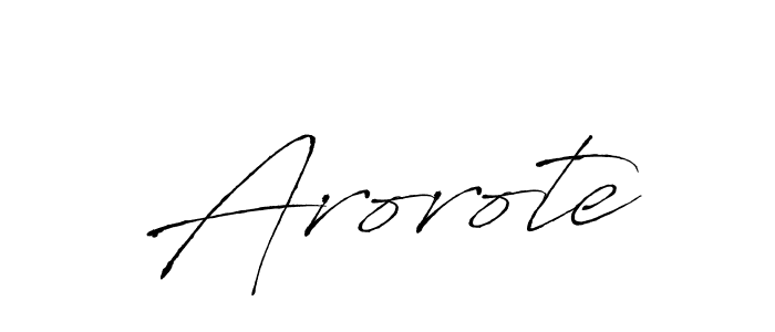 How to make Arorote signature? Antro_Vectra is a professional autograph style. Create handwritten signature for Arorote name. Arorote signature style 6 images and pictures png
