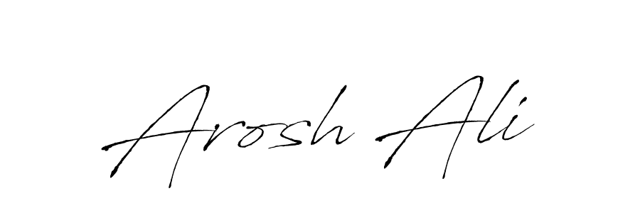 Make a beautiful signature design for name Arosh Ali. Use this online signature maker to create a handwritten signature for free. Arosh Ali signature style 6 images and pictures png