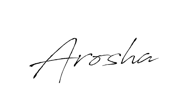 You should practise on your own different ways (Antro_Vectra) to write your name (Arosha) in signature. don't let someone else do it for you. Arosha signature style 6 images and pictures png