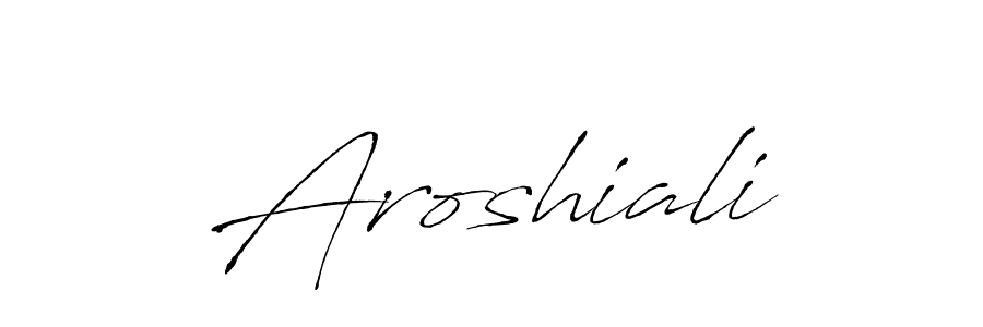 It looks lik you need a new signature style for name Aroshiali. Design unique handwritten (Antro_Vectra) signature with our free signature maker in just a few clicks. Aroshiali signature style 6 images and pictures png