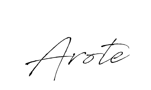 You should practise on your own different ways (Antro_Vectra) to write your name (Arote) in signature. don't let someone else do it for you. Arote signature style 6 images and pictures png
