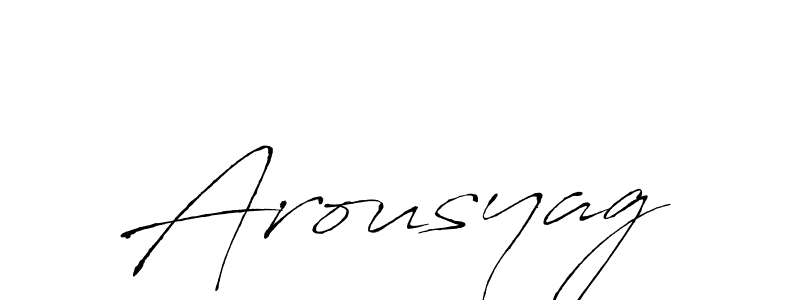 Use a signature maker to create a handwritten signature online. With this signature software, you can design (Antro_Vectra) your own signature for name Arousyag. Arousyag signature style 6 images and pictures png