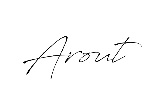 Arout stylish signature style. Best Handwritten Sign (Antro_Vectra) for my name. Handwritten Signature Collection Ideas for my name Arout. Arout signature style 6 images and pictures png