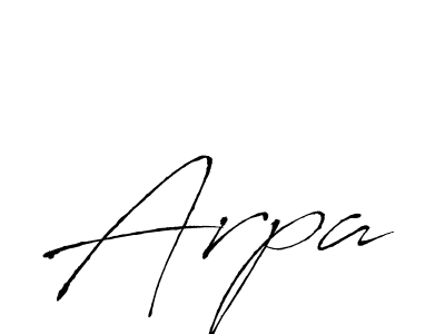 Arpa stylish signature style. Best Handwritten Sign (Antro_Vectra) for my name. Handwritten Signature Collection Ideas for my name Arpa. Arpa signature style 6 images and pictures png