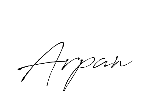 Make a beautiful signature design for name Arpan. Use this online signature maker to create a handwritten signature for free. Arpan signature style 6 images and pictures png