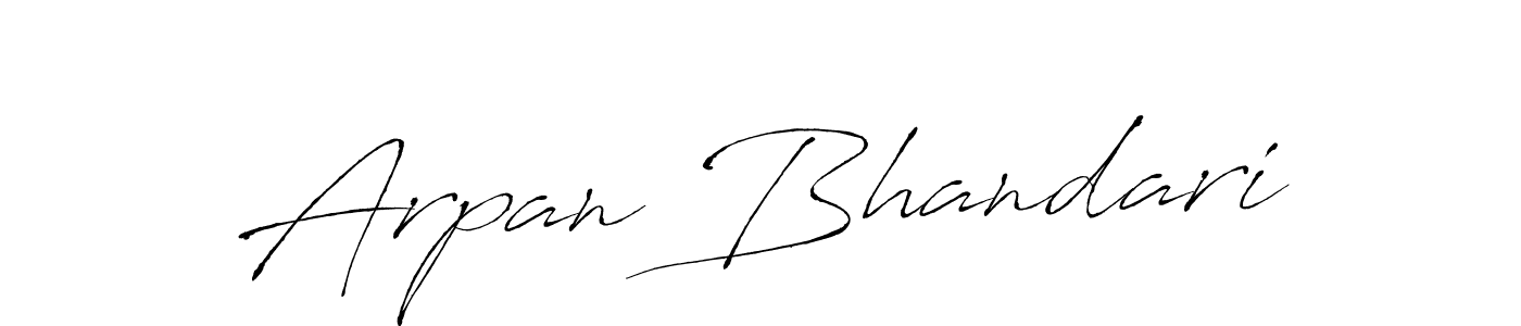 Make a beautiful signature design for name Arpan Bhandari. Use this online signature maker to create a handwritten signature for free. Arpan Bhandari signature style 6 images and pictures png