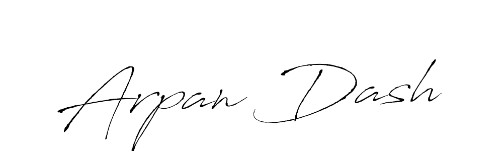 Create a beautiful signature design for name Arpan Dash. With this signature (Antro_Vectra) fonts, you can make a handwritten signature for free. Arpan Dash signature style 6 images and pictures png
