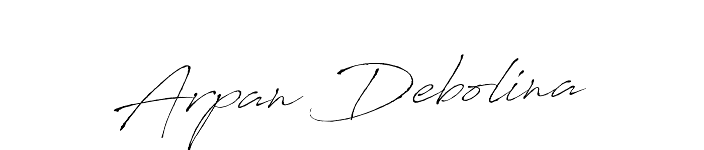 You can use this online signature creator to create a handwritten signature for the name Arpan Debolina. This is the best online autograph maker. Arpan Debolina signature style 6 images and pictures png