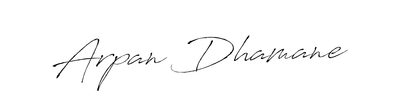 Once you've used our free online signature maker to create your best signature Antro_Vectra style, it's time to enjoy all of the benefits that Arpan Dhamane name signing documents. Arpan Dhamane signature style 6 images and pictures png