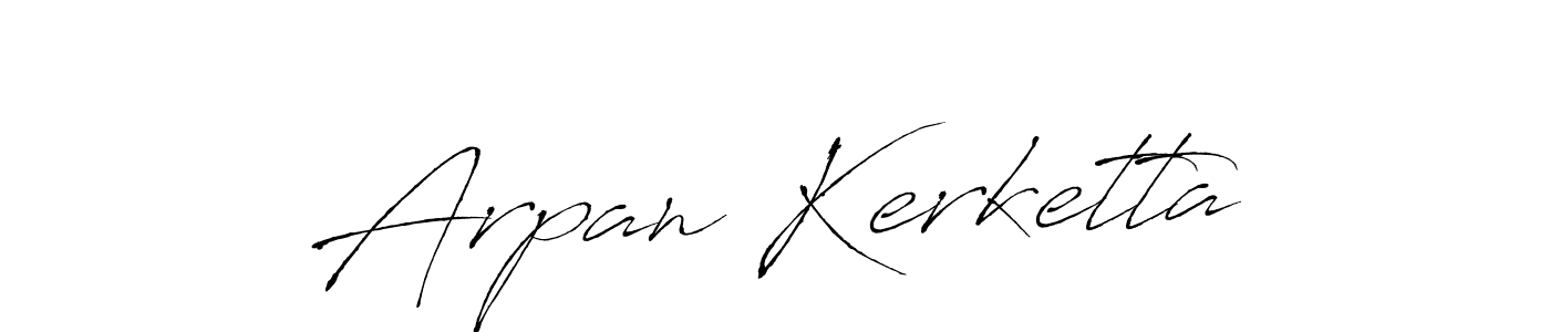 Make a short Arpan Kerketta signature style. Manage your documents anywhere anytime using Antro_Vectra. Create and add eSignatures, submit forms, share and send files easily. Arpan Kerketta signature style 6 images and pictures png