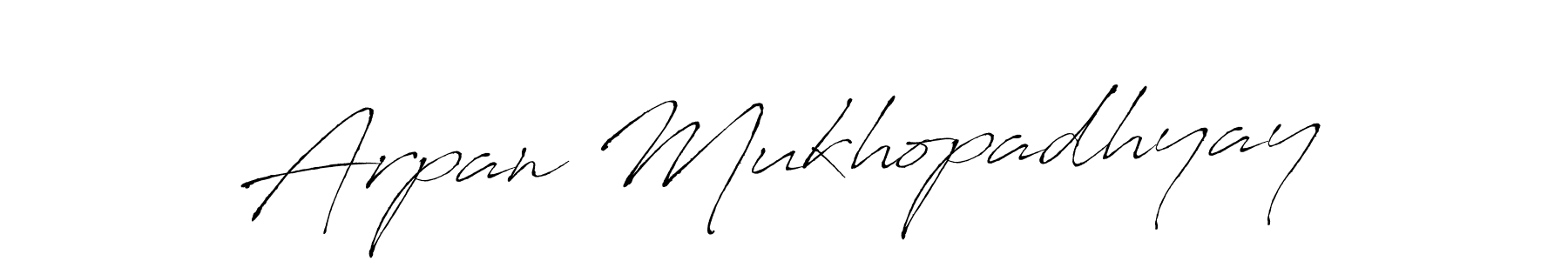 The best way (Antro_Vectra) to make a short signature is to pick only two or three words in your name. The name Arpan Mukhopadhyay include a total of six letters. For converting this name. Arpan Mukhopadhyay signature style 6 images and pictures png