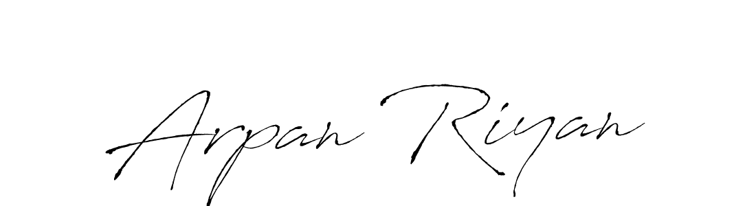 Make a beautiful signature design for name Arpan Riyan. Use this online signature maker to create a handwritten signature for free. Arpan Riyan signature style 6 images and pictures png