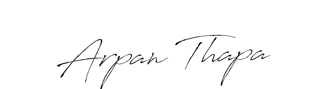 How to make Arpan Thapa signature? Antro_Vectra is a professional autograph style. Create handwritten signature for Arpan Thapa name. Arpan Thapa signature style 6 images and pictures png