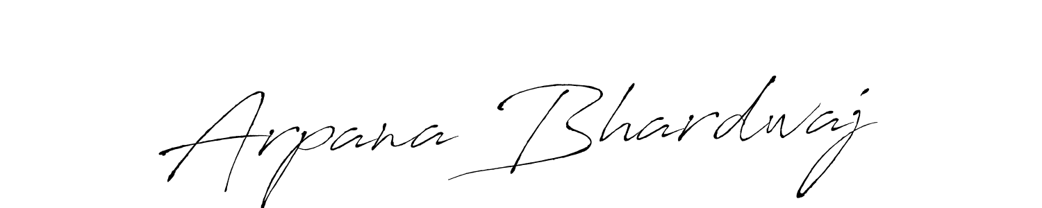 Design your own signature with our free online signature maker. With this signature software, you can create a handwritten (Antro_Vectra) signature for name Arpana Bhardwaj. Arpana Bhardwaj signature style 6 images and pictures png