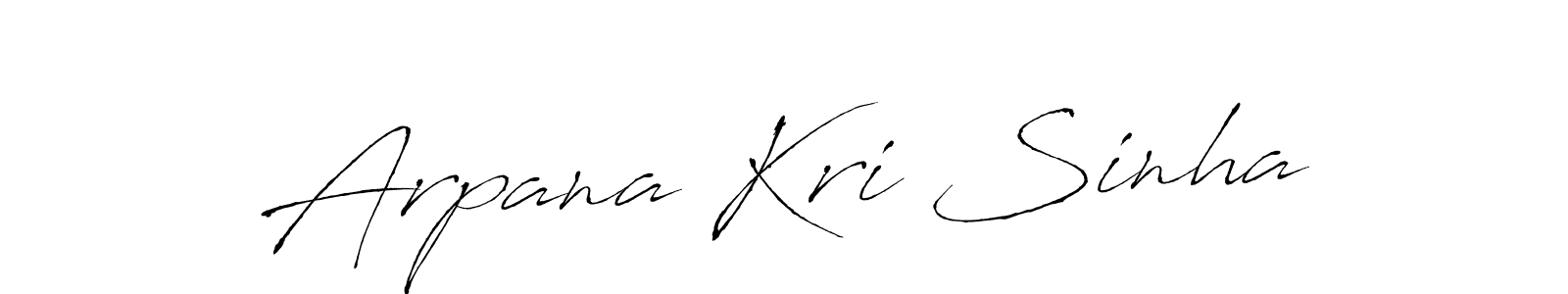 Create a beautiful signature design for name Arpana Kri Sinha. With this signature (Antro_Vectra) fonts, you can make a handwritten signature for free. Arpana Kri Sinha signature style 6 images and pictures png