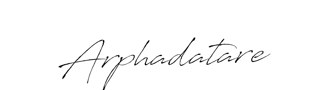 How to make Arphadatare signature? Antro_Vectra is a professional autograph style. Create handwritten signature for Arphadatare name. Arphadatare signature style 6 images and pictures png