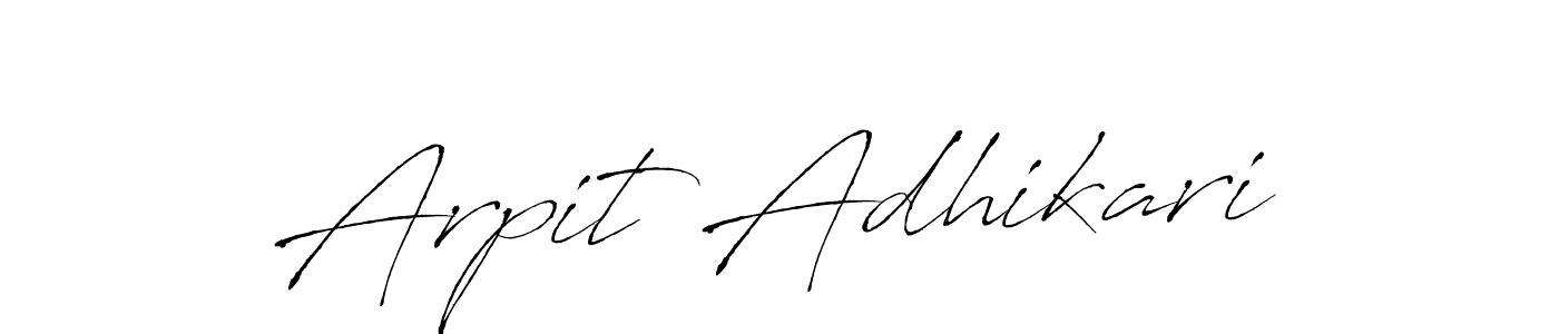 Once you've used our free online signature maker to create your best signature Antro_Vectra style, it's time to enjoy all of the benefits that Arpit Adhikari name signing documents. Arpit Adhikari signature style 6 images and pictures png