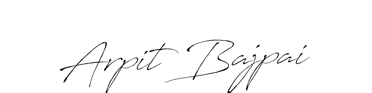 The best way (Antro_Vectra) to make a short signature is to pick only two or three words in your name. The name Arpit Bajpai include a total of six letters. For converting this name. Arpit Bajpai signature style 6 images and pictures png