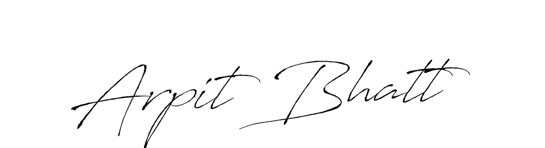 You should practise on your own different ways (Antro_Vectra) to write your name (Arpit Bhatt) in signature. don't let someone else do it for you. Arpit Bhatt signature style 6 images and pictures png