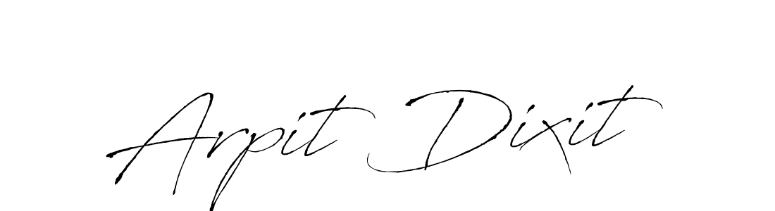 Create a beautiful signature design for name Arpit Dixit. With this signature (Antro_Vectra) fonts, you can make a handwritten signature for free. Arpit Dixit signature style 6 images and pictures png