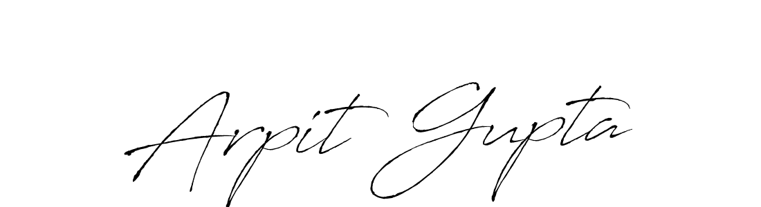 Create a beautiful signature design for name Arpit Gupta. With this signature (Antro_Vectra) fonts, you can make a handwritten signature for free. Arpit Gupta signature style 6 images and pictures png