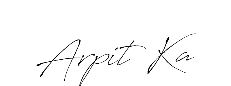 You should practise on your own different ways (Antro_Vectra) to write your name (Arpit Ka) in signature. don't let someone else do it for you. Arpit Ka signature style 6 images and pictures png