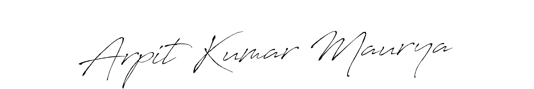 Also we have Arpit Kumar Maurya name is the best signature style. Create professional handwritten signature collection using Antro_Vectra autograph style. Arpit Kumar Maurya signature style 6 images and pictures png