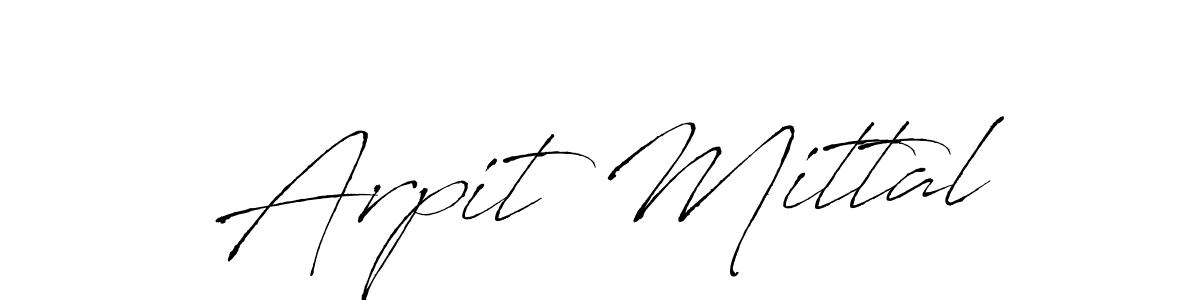 Also You can easily find your signature by using the search form. We will create Arpit Mittal name handwritten signature images for you free of cost using Antro_Vectra sign style. Arpit Mittal signature style 6 images and pictures png