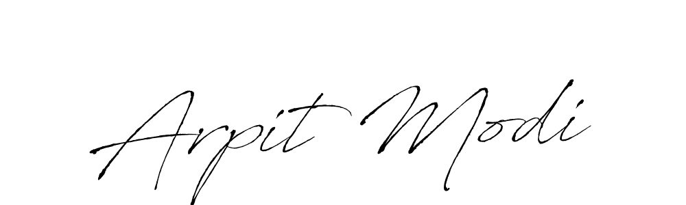 Use a signature maker to create a handwritten signature online. With this signature software, you can design (Antro_Vectra) your own signature for name Arpit Modi. Arpit Modi signature style 6 images and pictures png