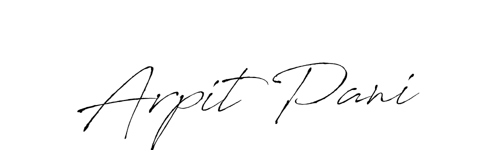 Also You can easily find your signature by using the search form. We will create Arpit Pani name handwritten signature images for you free of cost using Antro_Vectra sign style. Arpit Pani signature style 6 images and pictures png