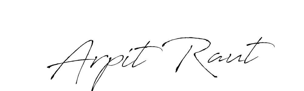 Create a beautiful signature design for name Arpit Raut. With this signature (Antro_Vectra) fonts, you can make a handwritten signature for free. Arpit Raut signature style 6 images and pictures png